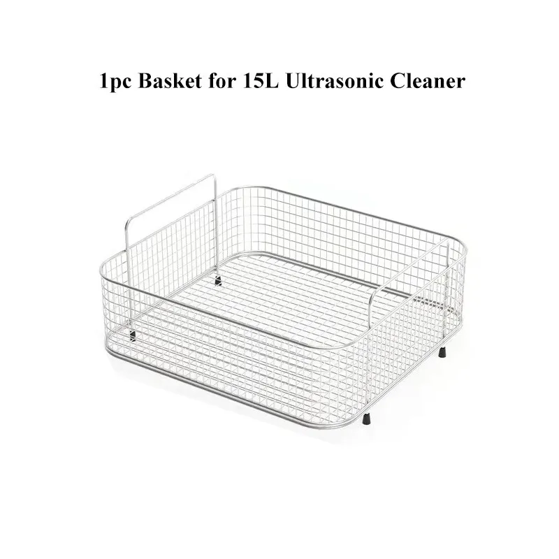 0.8L - 30L Ultrasonic Cleaning Machine SUS304 Basket Auto Metal Parts Hardware Ultrasound Cleaner Washer Stainless Steel Mesh