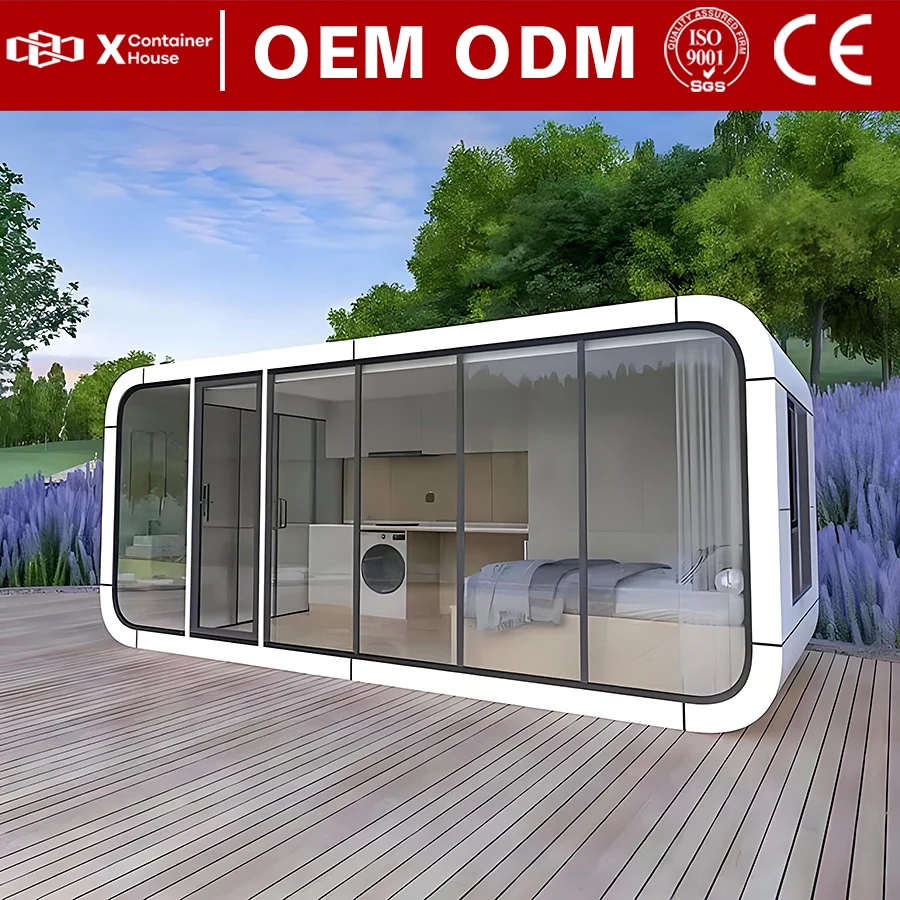 Prefab Space Capsule House Beach Holiday Prefab Tiny Homes Prefab Homes For Sale Recreational Villa Double Wide Modular Homes