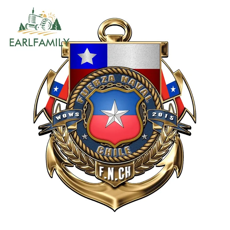 EARLFAMILY 13cm x 10.9cm Badge Car Sticker Sheriff Police Officer Shield Emblem Decal Car Styling Auto Motor Decoration Graphics