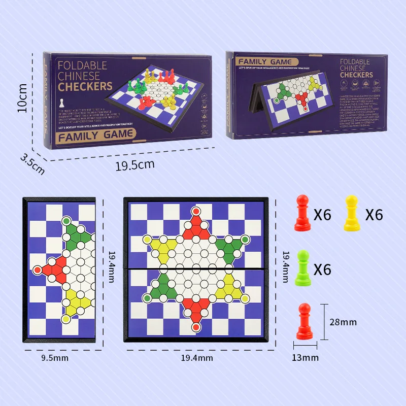 Lnternational Flying Chess Interactive Ludo Board Game Set for Kids Adults Travel Family Gathering Entertainment Birthday Gifts view 3