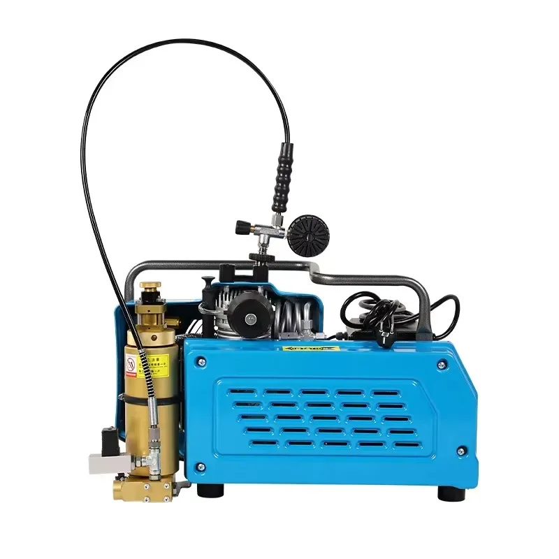 Compresor de Aire de Alta Presión 300 Bar, 100L/min, Portátil, Bomba de Recarga de Tanques de Buceo, para Buceo y Bomberos (Oferta)