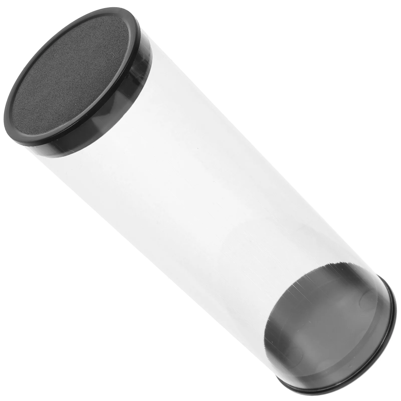 Barile per palline da golf Scatola da imballaggio in plastica rotonda trasparente per PC con diametro di 45 mm Custodia da golf trasparente per piccoli display portatile