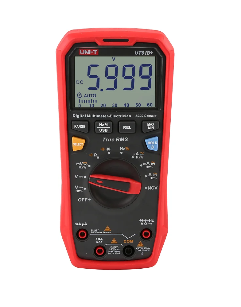 

UT61D+ Plus Multimeter Analog Digital Electrical Tester 22000 Counts Ammeter Voltmeter Professional Multi Meter
