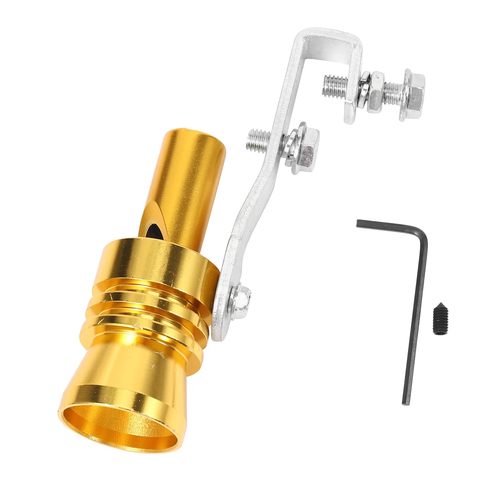 Turbo Muffler Exhaust Pipe Automatic Blow Valve Simulator For All Car Quality Car Muffler Gold