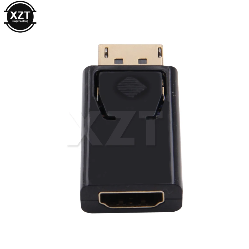 DisplayPort To Hdmi-compatible Adapter Converter Display Port Male DP To Female HD TV Cable Adapter Video Audio untuk PC TV