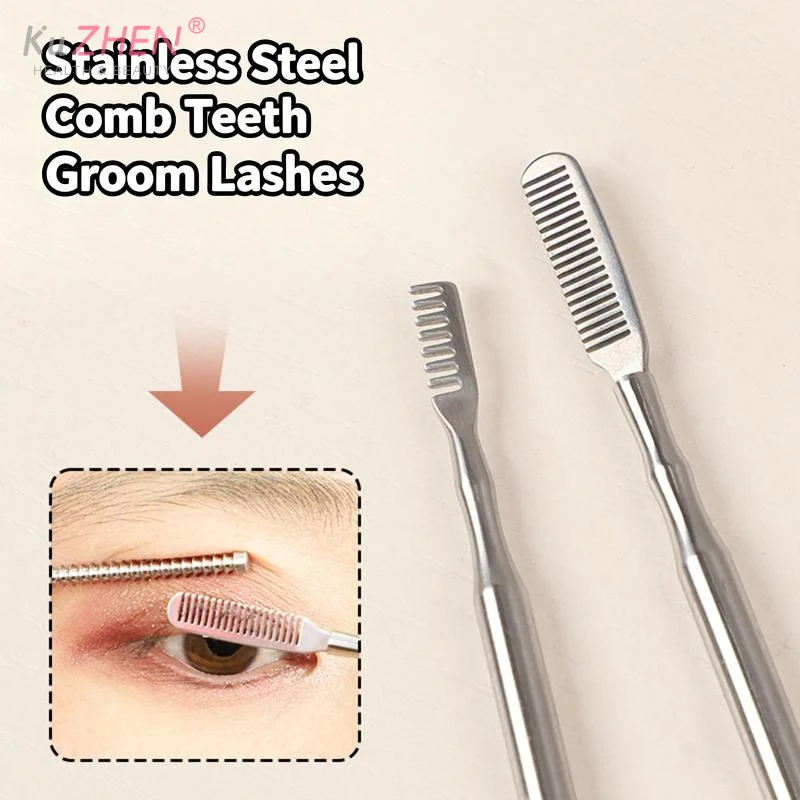 1Pcs Metal Clean Up Rods Makeup Eyelashes Curler Separator Eyelash Extension Supplies Stainless Steel Eyelash Perm Lifting Tools
