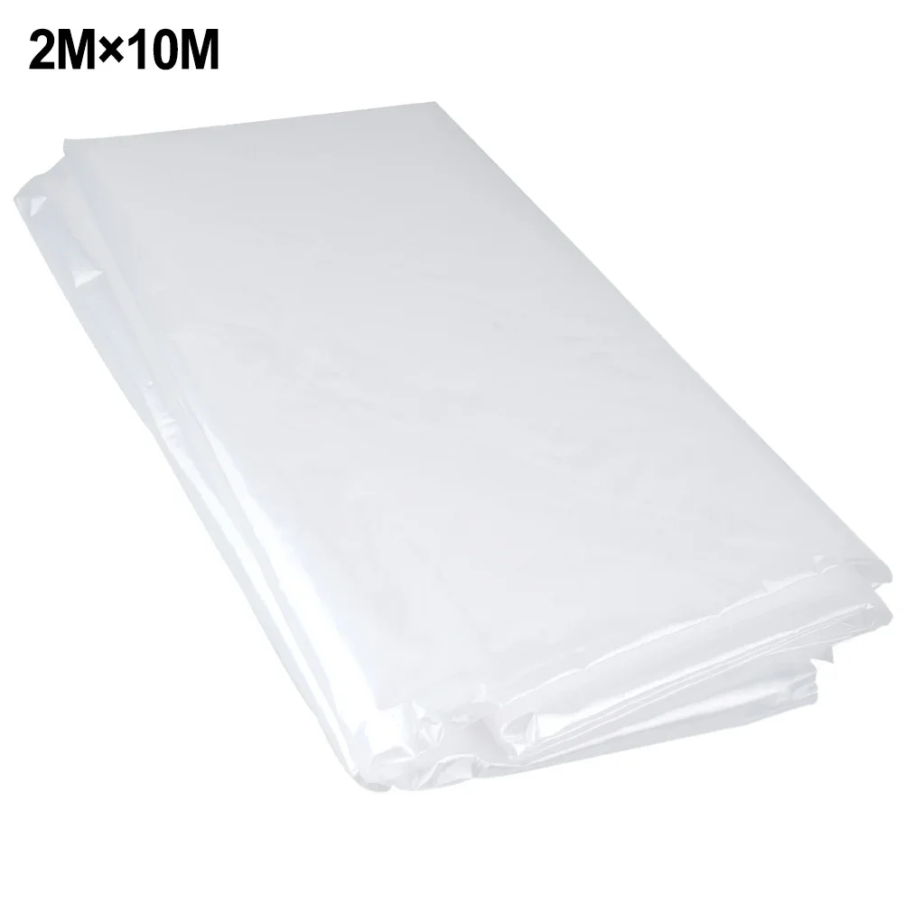 1pcs Greenhouse Film Garden Cover Waterproof 2M*6M/2M*10M Cold Protection DIY Foldable PE Protect Plants Transparent