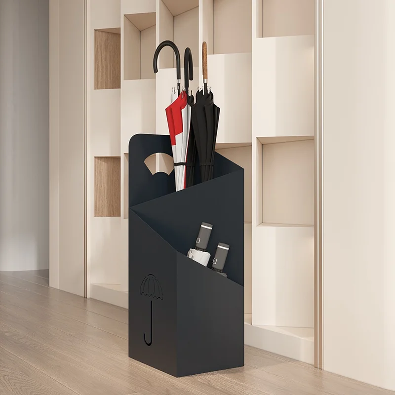 Minimalist Creative Umbrella Stand for Office Small Metal Storage Umbrella Holder Nordic New Designer Rain Gear for Entryway