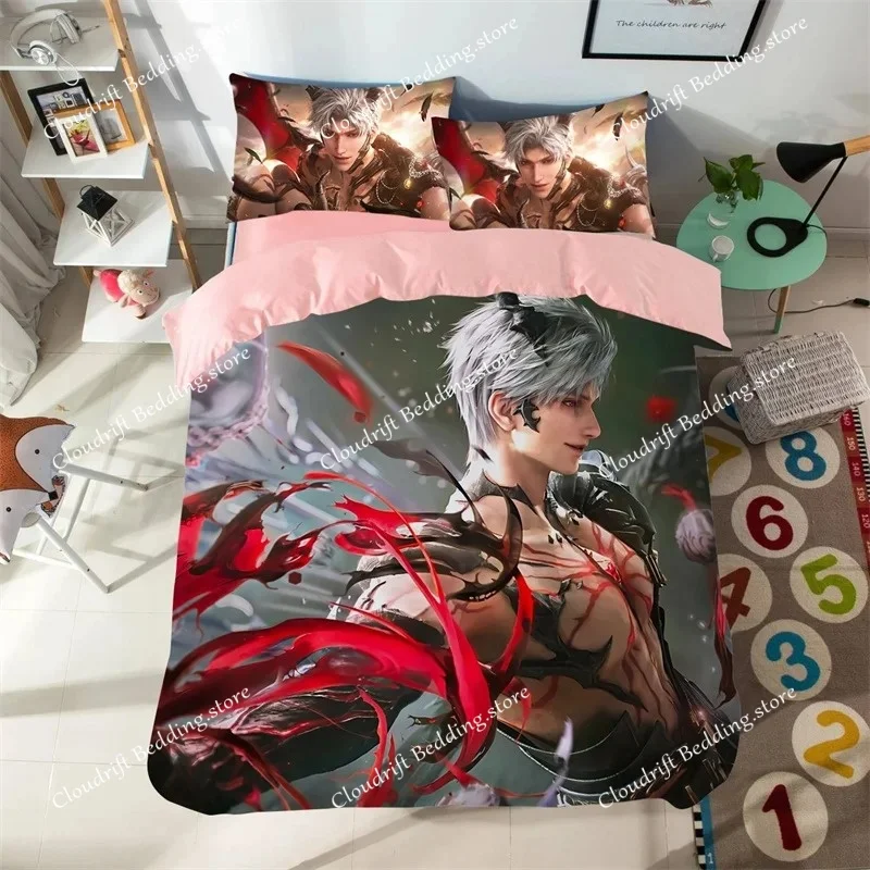 

Anime Love And Deepspace Bedding Sets Sylus Cosplay Duvet Cover Bed Set Quilt Cover Pillowcase Boys Adult Home Textile