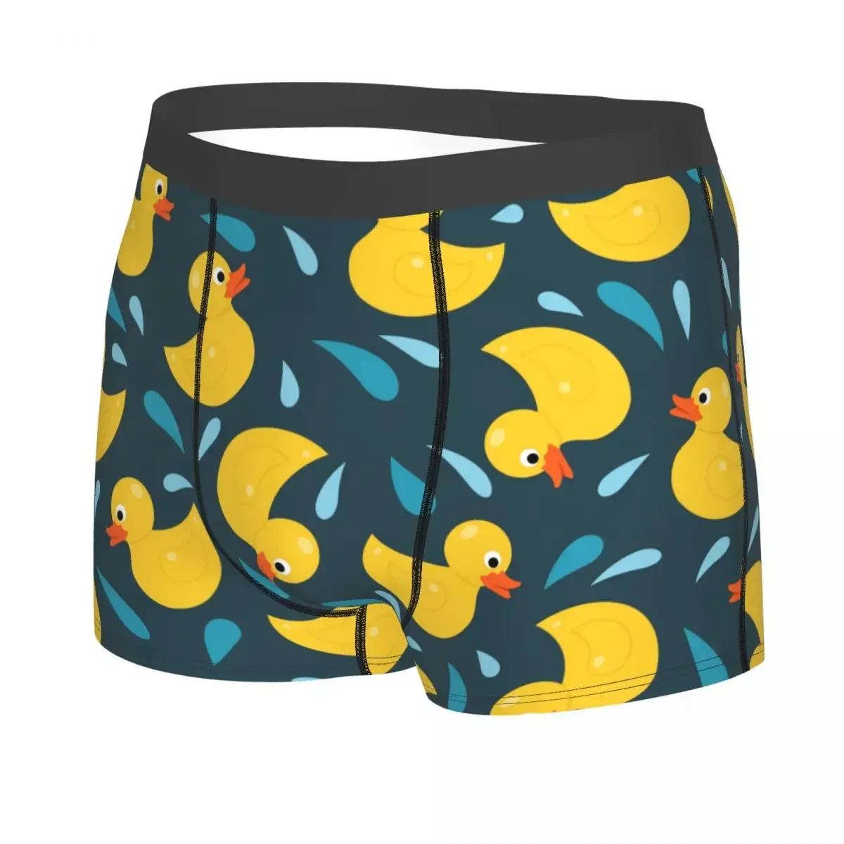 Custom Duck Pattern Art Boxer Shorts For Men 3D Print Underwear Panties Briefs Soft Underpants