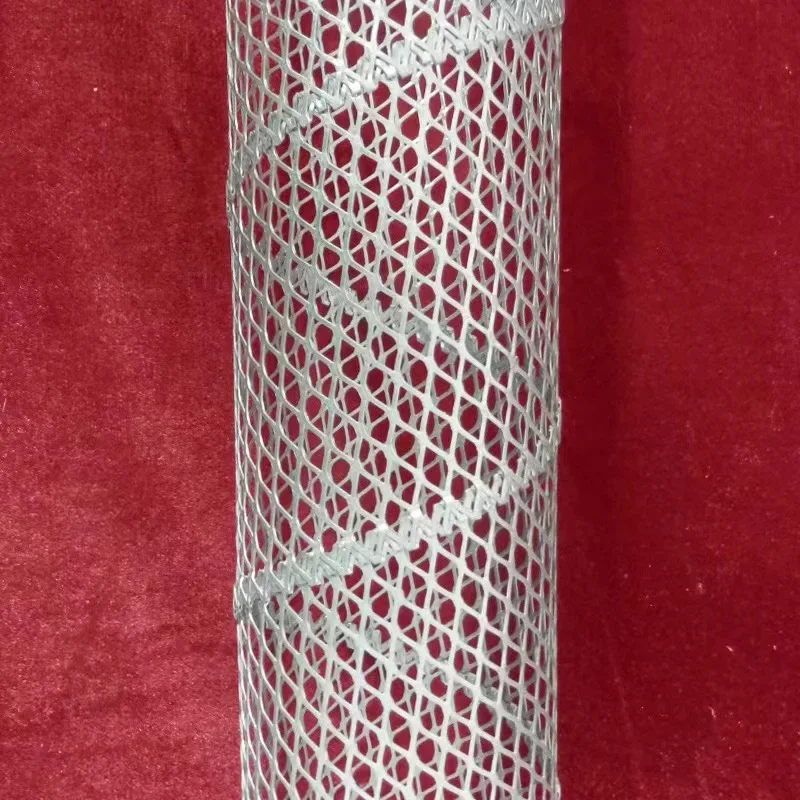 Expanded Mesh Pipe Spiral Air Filter Core Tube Roll Making Machine