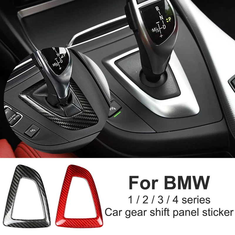 

For BMW 1 2 3 4 5 6 7 Series F20 F21 F22 F23 F87 F30 F31 F35 F34 F32 F33 F36 Car Gear Shift Panel Cover Sticker Accessories
