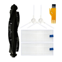 Main Brush Side Brushes Hepa Filter Replacement Kit For Qihoo 360 S6 Robot Vacuum Cleaner Replacements Parts