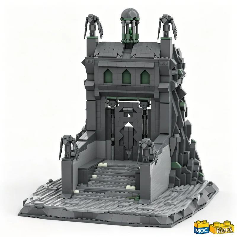 1428PCS The Paths of Magic Fantasy Architecture Building Blocks Model DIY Educational Assembly Toy Home Decoration Festival Gift