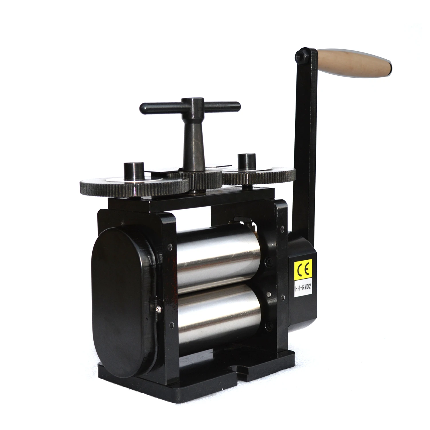 

Ручной комбинированный прокатный станок Tasanol 130x65 мм для изготовления ювелирных изделий, полностью плоский, ручной прокатный станок из стали