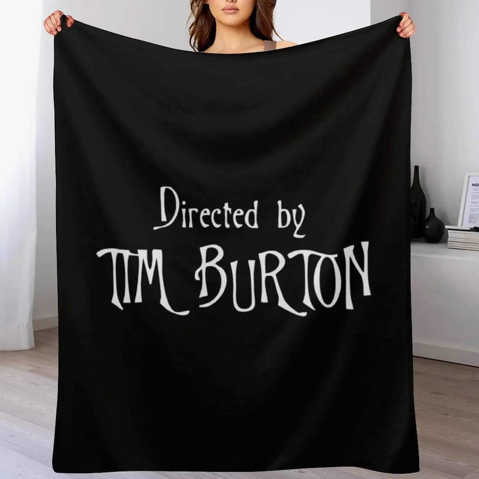 

Directed by Tim Burton Throw Blanket Bed covers Plush Plaid on the sofa Moving Blankets