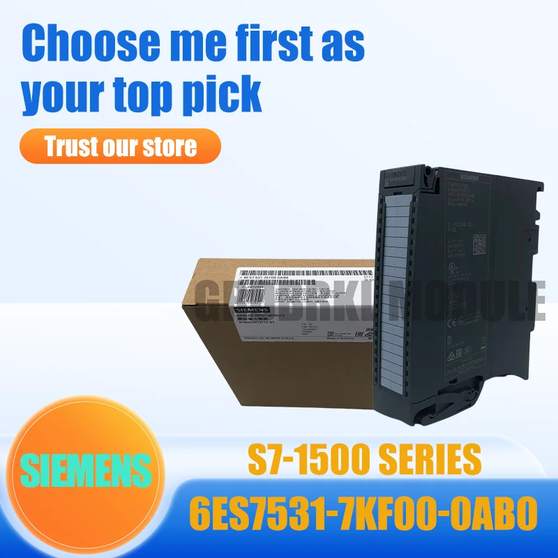 Новый оригинальный модуль аналогового ввода SIMIENS 6ES7531-7KF00-0AB0 6ES7531-7NF10-0AB0 S7-1500