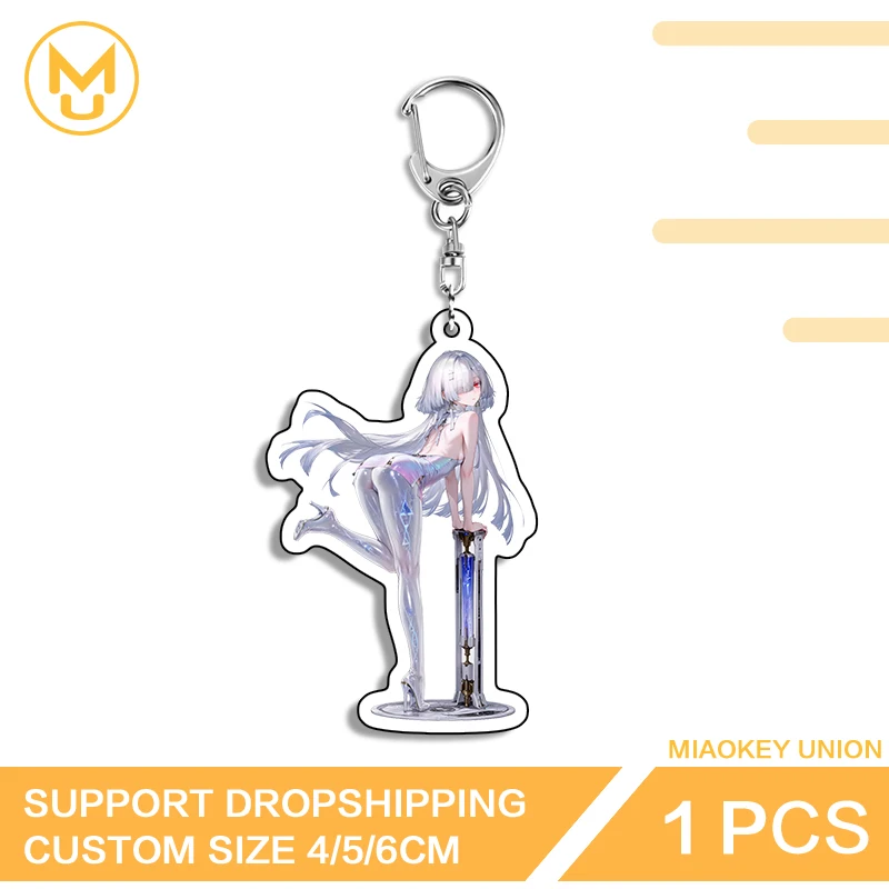 NSFW Mornye Key Chain Hentai Game Wuthering Waves Waifu Props Personality Cosplay Customized Car Backpacks Jewelry Decoration