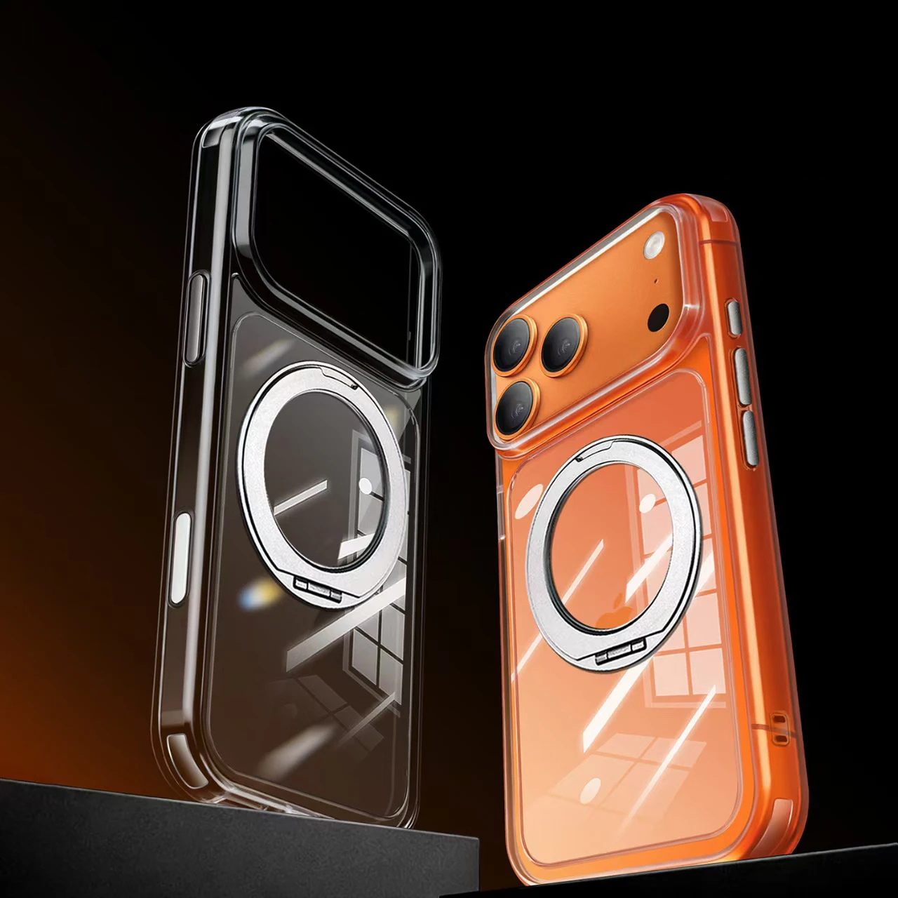 Magnetic Case for iPhone 17 Pro Max/17 Pro/17 Air/17 360 Rotating Stand Military Grade Shockproof Camera Control Button Slim