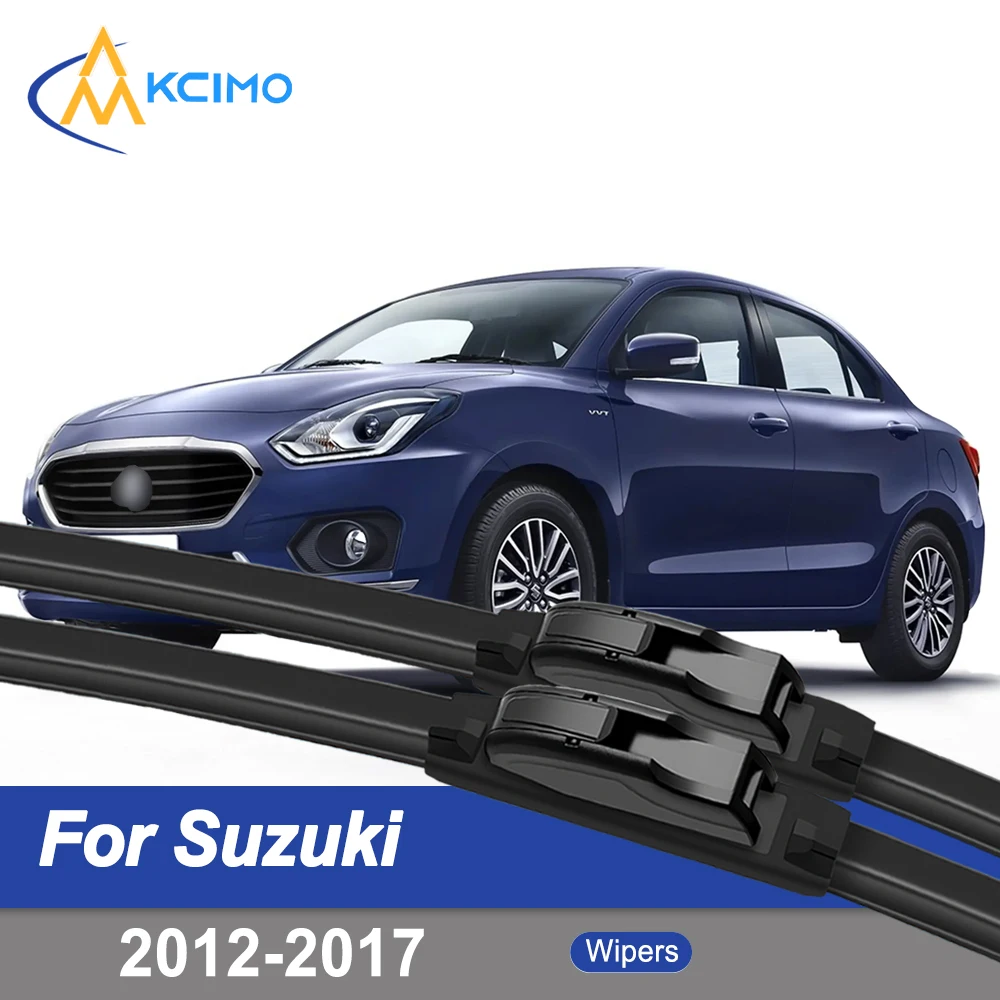 

Premium Rubber Durable Silent Windshield Wiper Blades 2pcs for Suzuki Dzire 2012-2017