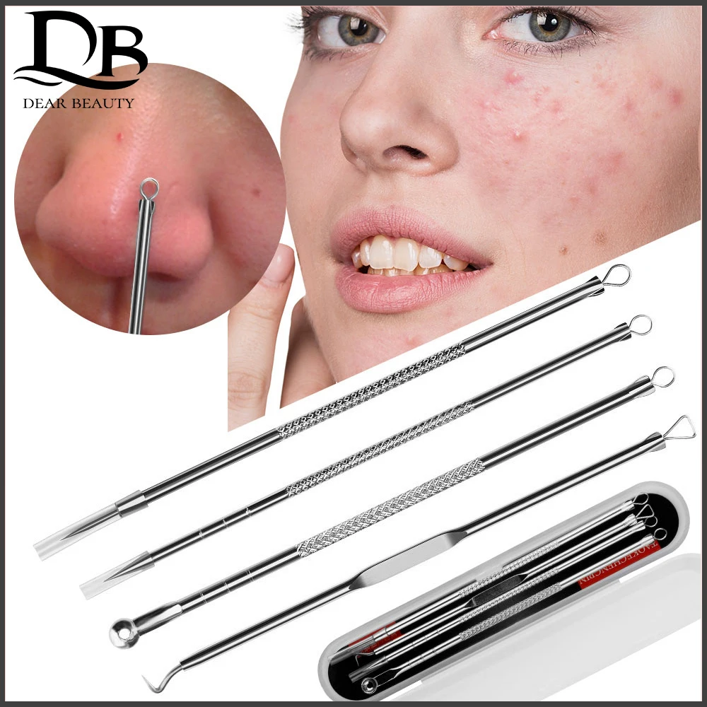 Blackhead Remover Needle Face Deep T Zone Acne Pimple Removal Pore Cleaner Nose Facial Diamond Beauty Care SPA Tool Skin