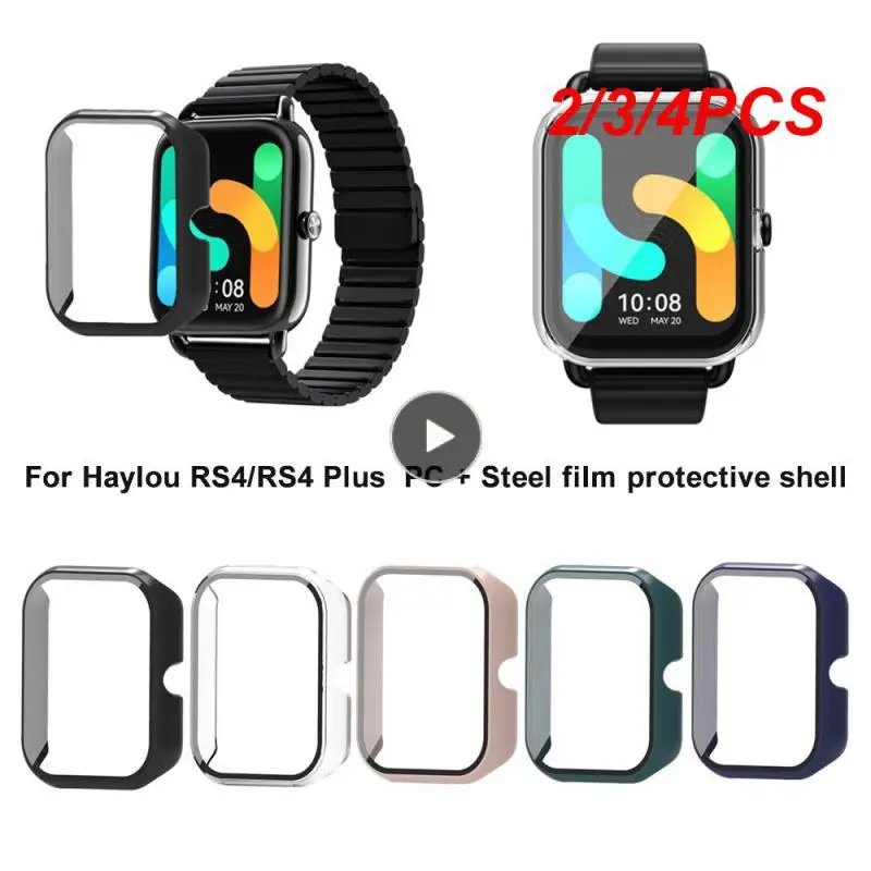 2/3/4PCS Screen Protector Protected Easy To Install High Quality Hot Shockproof Best Seller Transparent Smart Watch Case