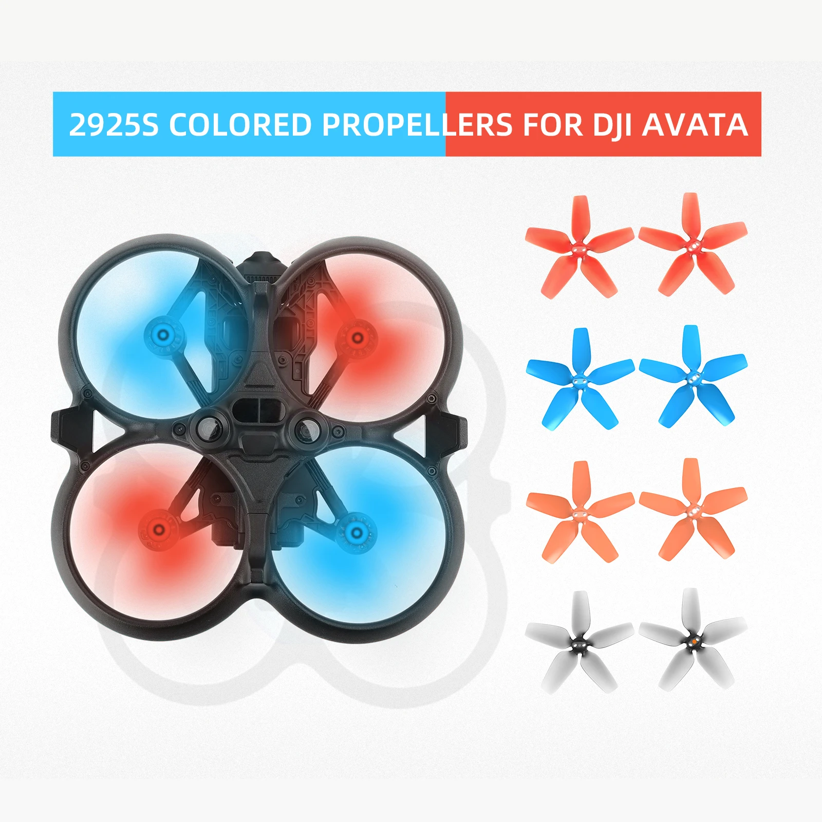 Cho DJI Avata Đựng Bảo Vệ Ốp Lưng Lưỡi Dao Chống Rơi Hộp Bảo Vệ Cho DJI Avata FPV 2925S Cánh Quạt Máy Bay Không Người Lái phụ Kiện