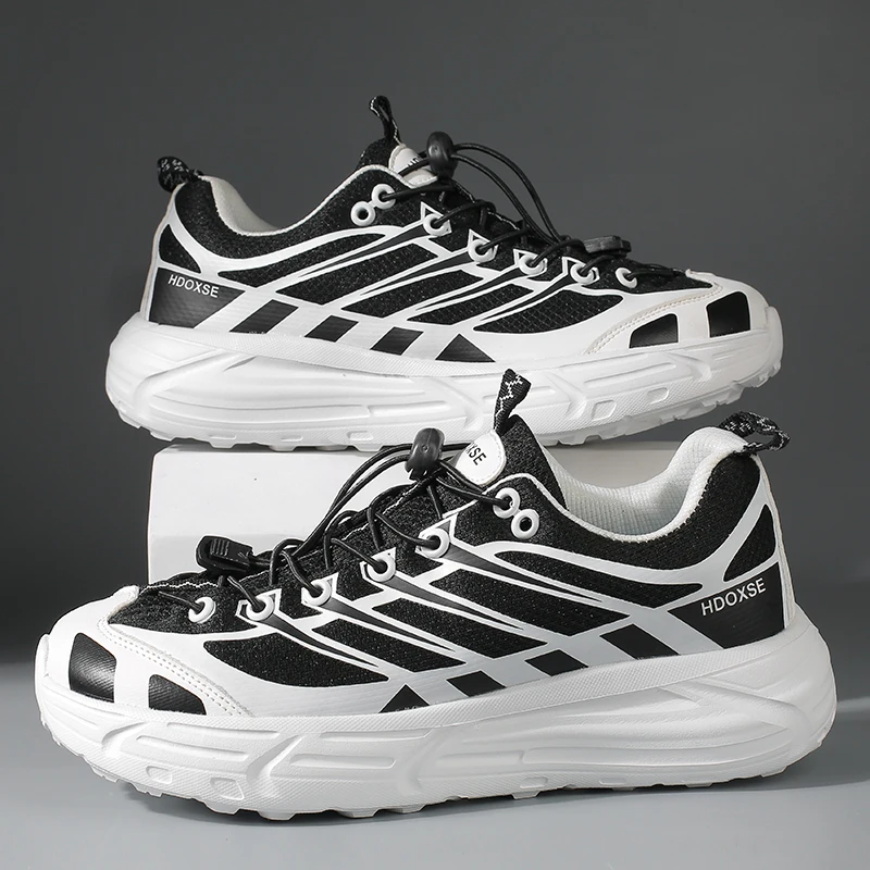 Men's new wide toe shoes, outdoor casual running sports shoes