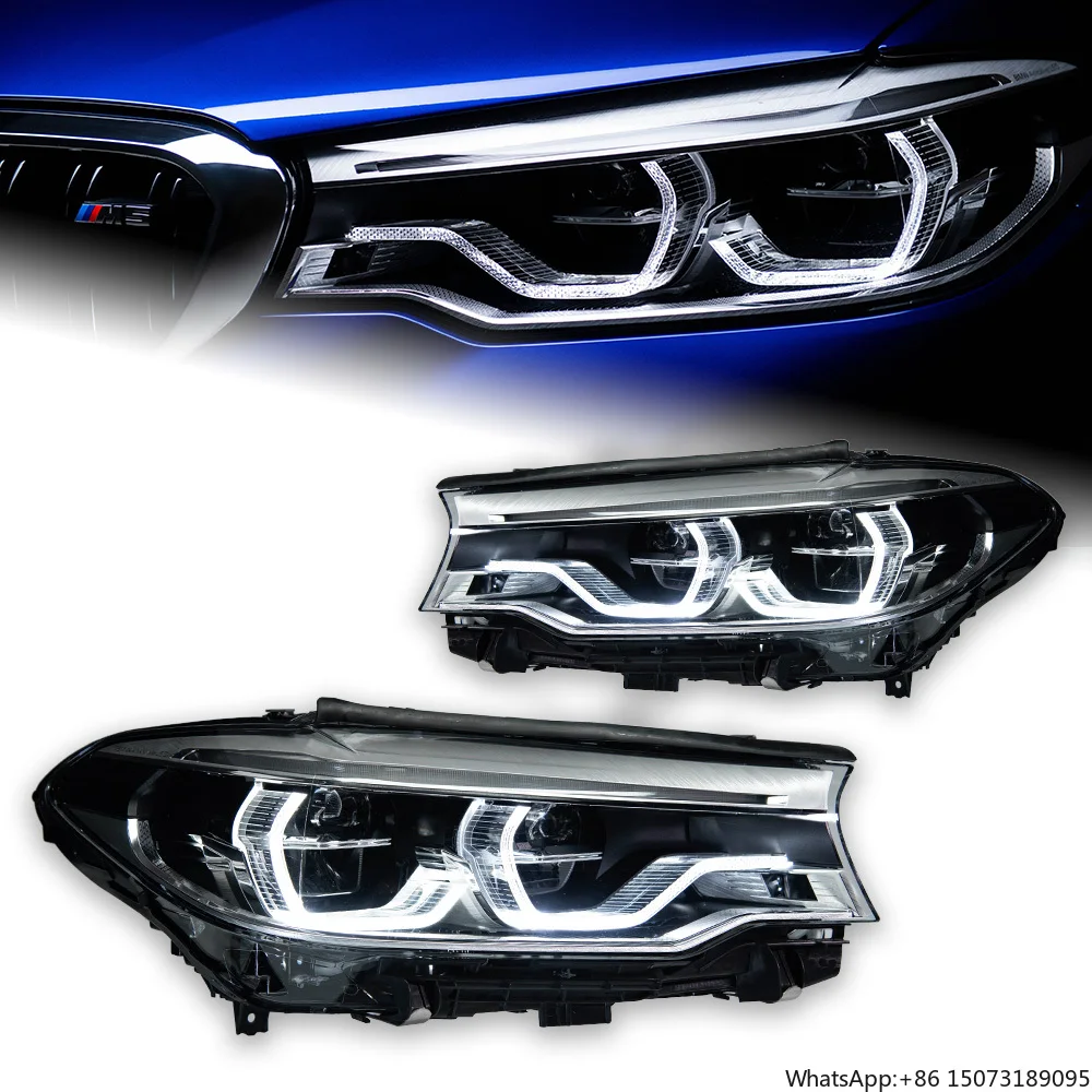 

Автомобильные фары для G30, линза проектора, сигнальная фара F90, G38 525i 530i 535i, светодиодные фары Drl, автомобильный аксессуар