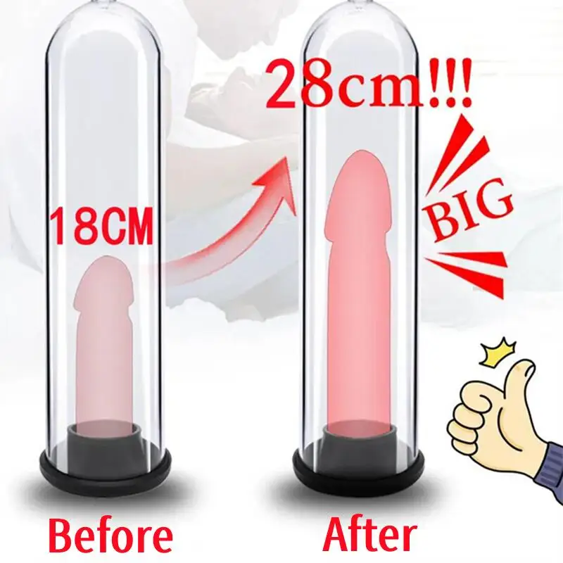 HOT!  Penis Pump Manual Penis Enlarger Sex Toy For Men Vacuum Pump Male Masturbation Penis Extender Trainer Adults Sex Product