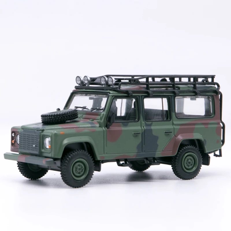 1:64 Land Rover Defender 110 camouflage #237 4S alloy die-cast simulation car model,boys\' toys,children\'s holiday birthday gifts