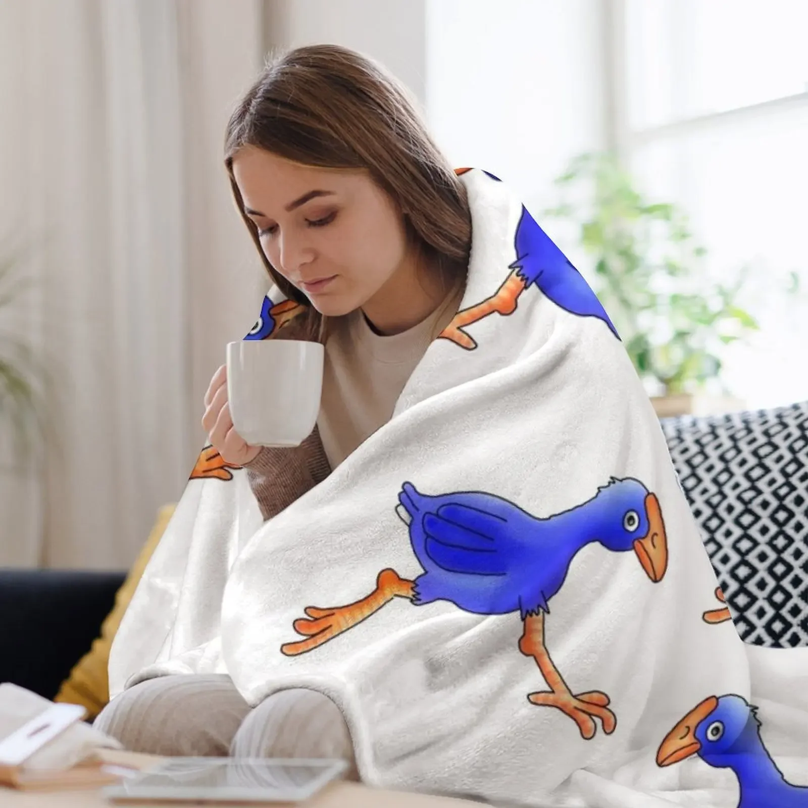 الجري بوكيكو. نيوزيلندا الطيور الأصلية رمي بطانية كيس النوم أريكة عملاقة الأربعاء البطانيات الثقيلة #3