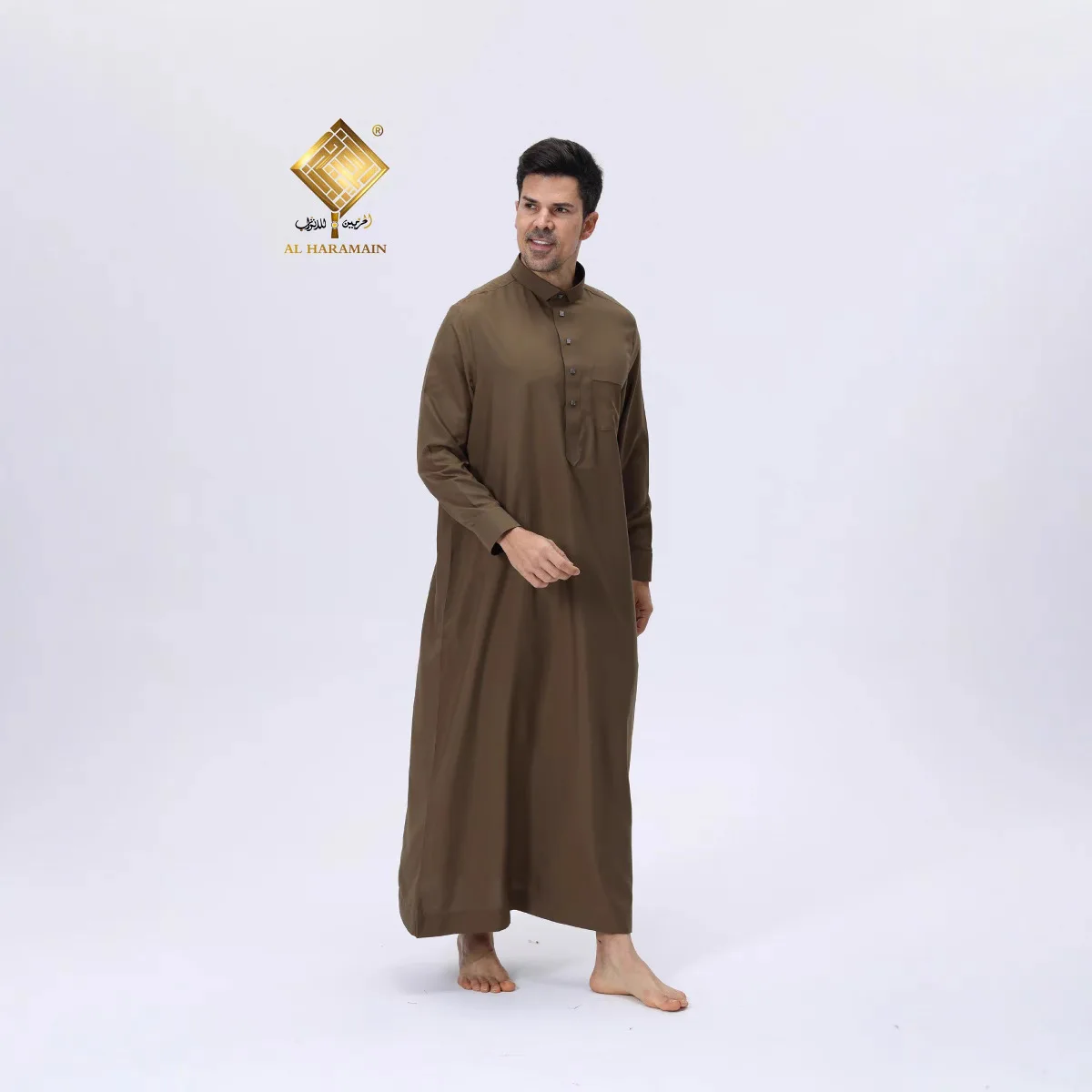 AL HANARAMAIN رداء رجالي مسلم جديد نموذج قطر، بقعة بالجملة في الشرق الأوسط