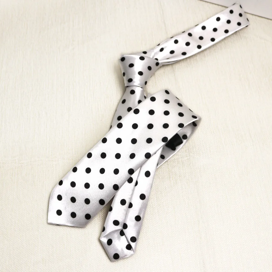 Black and White Striped Tie Leopard Print 5CM Narrow Tie for Boys and Girls Casual Daily Hand Tie Print Personalized Trendy Tie