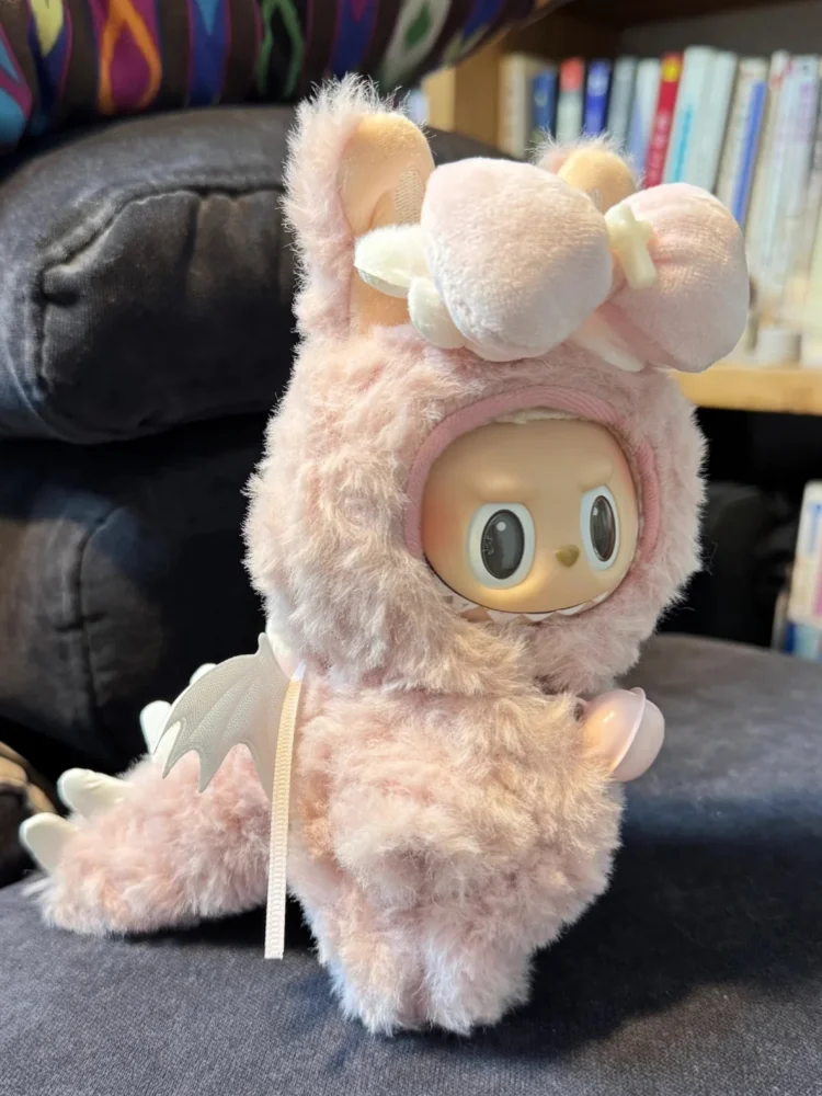 

Handmade For Labubu Clothes Doll Clothes Cute Pink Angel Cloud Outfit Mini Plush Doll Wings Fashion Accessories Gift