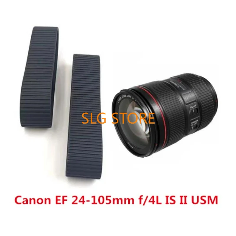Gốc Mới Sửa Chữa Phần Ống Kính Zoom Vòng Cao Su & Vòng Lấy Nét Cao Su Cho Ống Kính Canon EF 24-105 F/4L Là II USM