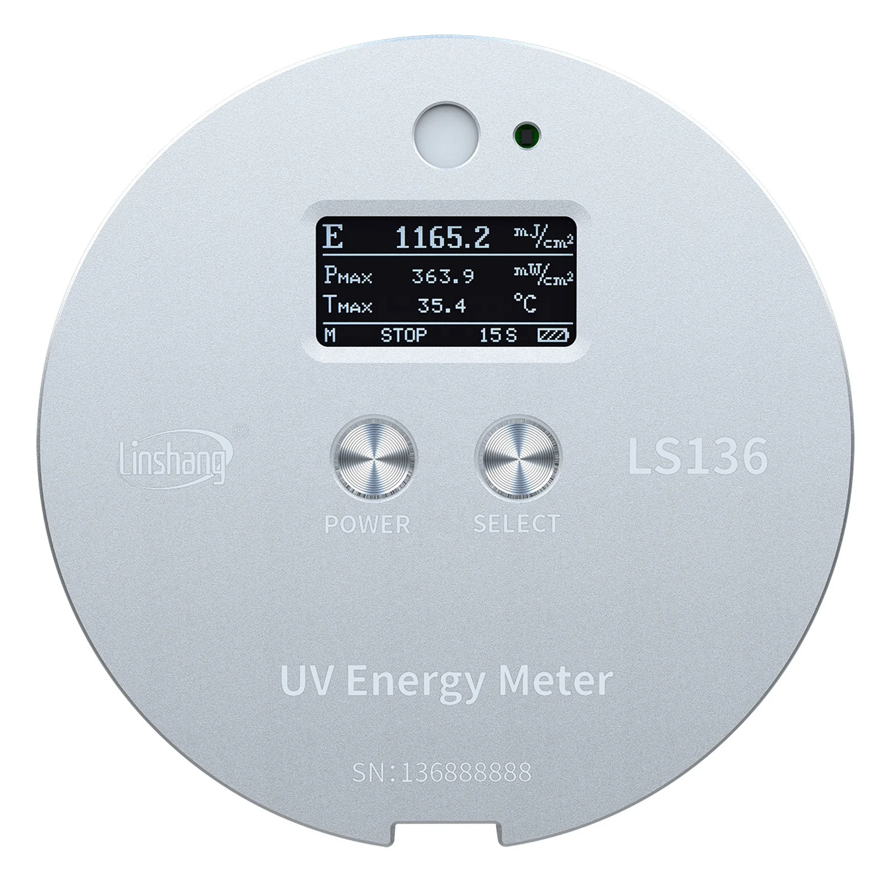 

LS136 Ultraviolet radiometer For 365nm halogen curing exposure machine UV energy meter 315nm-400nm