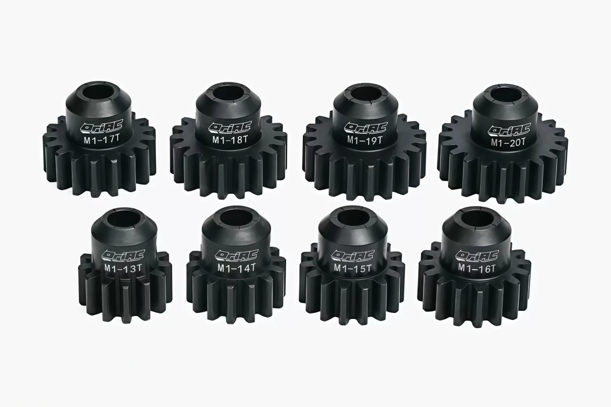 M1 Module Metal Pinion Gear 5mm Bore 13T-23T For 1/8 RC Offroad Car Brushless Motor Upgrade Parts