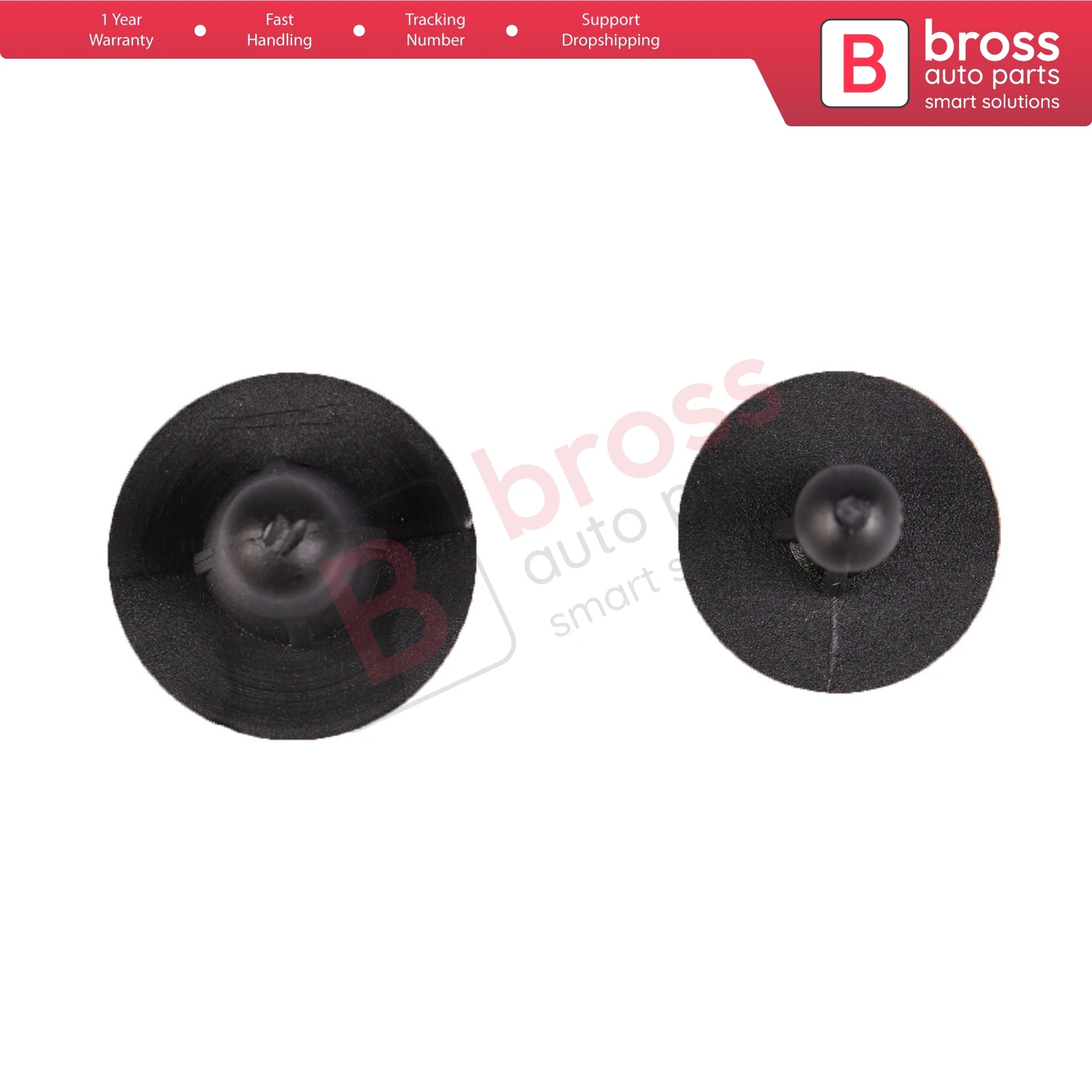 10 Pieces Door Panel Retainer;  Black Colour for Isuzu: 8942264920; Mazda: 9927-40-825; Toyota: 67771-01010, 67771-12010