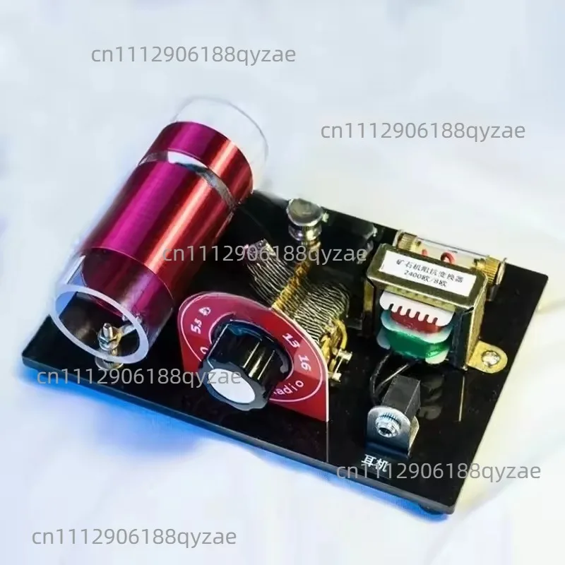 Dual Loop Ore Radio, Air Variable Capacitor, Diode Detector, with Impedance Converter, Radio Set