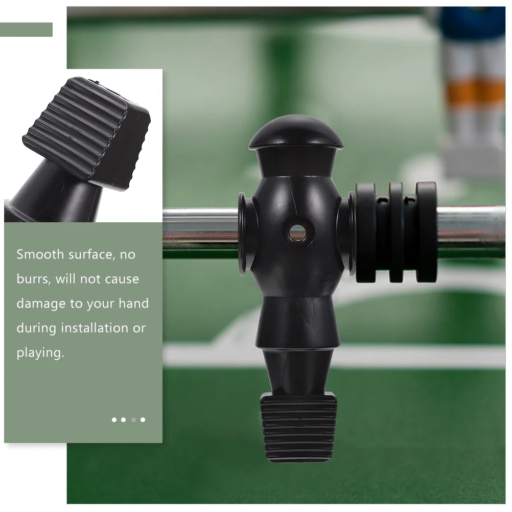 

5pcs Football Men Table Football Player Resin Foosball Men Player Replacement Durable Smooth Surface Easy Install Table Soccer