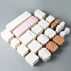 30 pcs/lot 5x 5/6x 6/5x 9/8x8cm 종이 디스플레이 카드 귀걸이 목걸이 펜던트 귀 스터드 디스플레이 패키지 수제 DIY