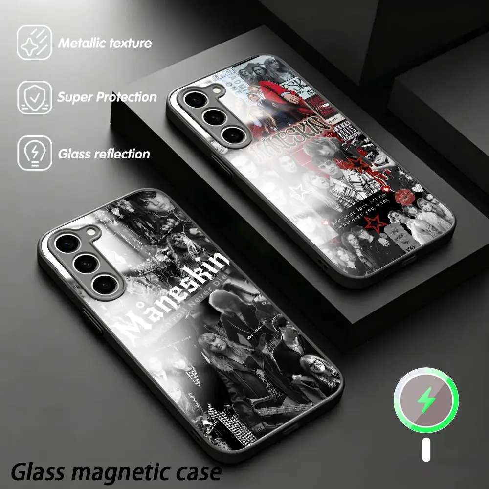 ManeS-skinS singer Design pattern Phone Case For Samsung S26 S25 S24 S23 S22 S21 Plus Ultra Fold A Glass Magnetic Case