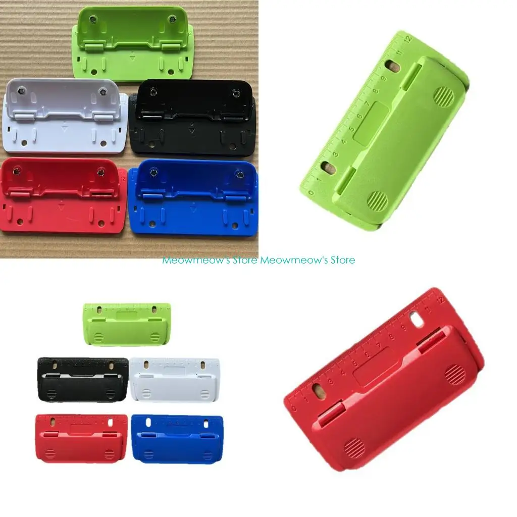 

W91A Mini Hole Punches Small 2 Hole Puncher with 3 Sheets Capacity, Compact Handheld Hole Punches for Home Office School Use