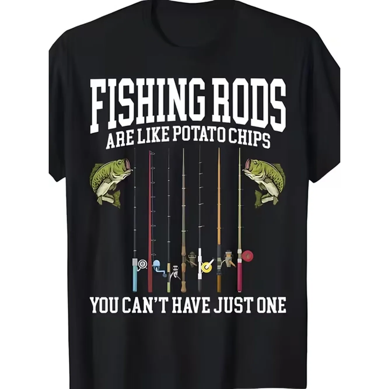 Men's Funny Fishing T-Shirt with 