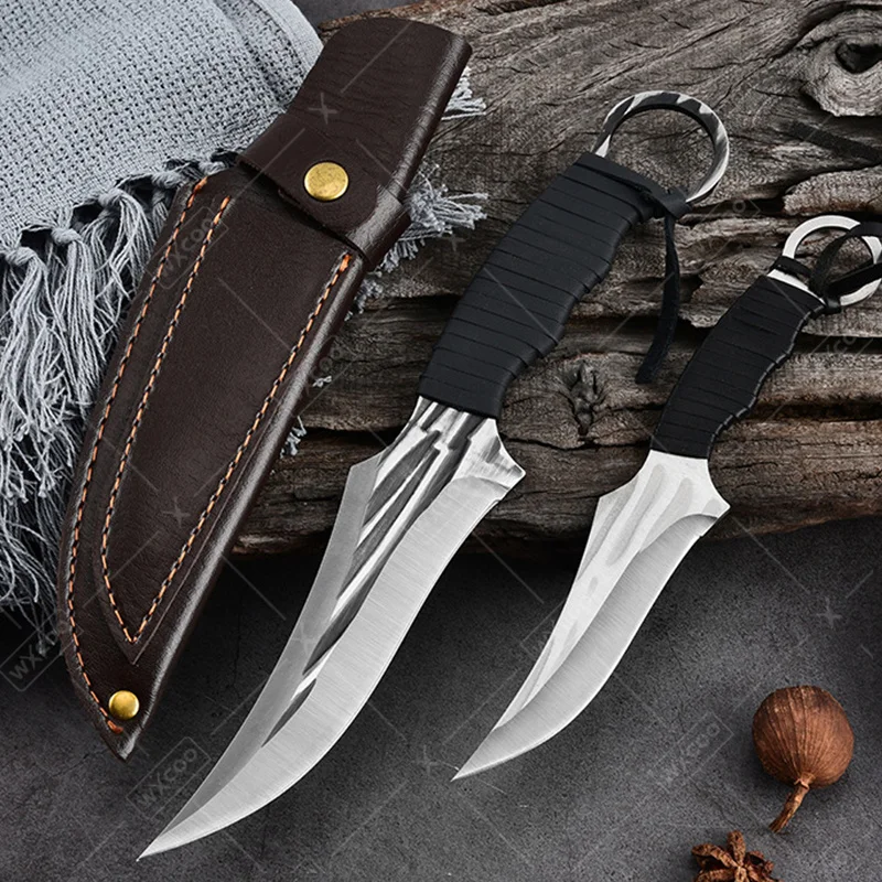 WXCOO Kitchen Knife Stainless Steel Boning Fruit Paring Cutting Hand-Forged Cleaver BBQ Knife Cooking Kitchen Accessories