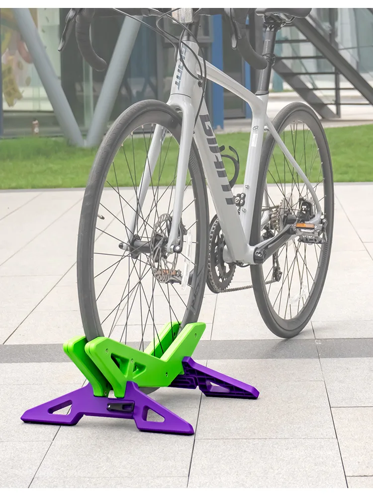 Bicycle Parking Racks Adjustable Anti-Slip ABS Indoor MTB Floor Stand Universal Cycling Storage Road Mountain Bike Accessories