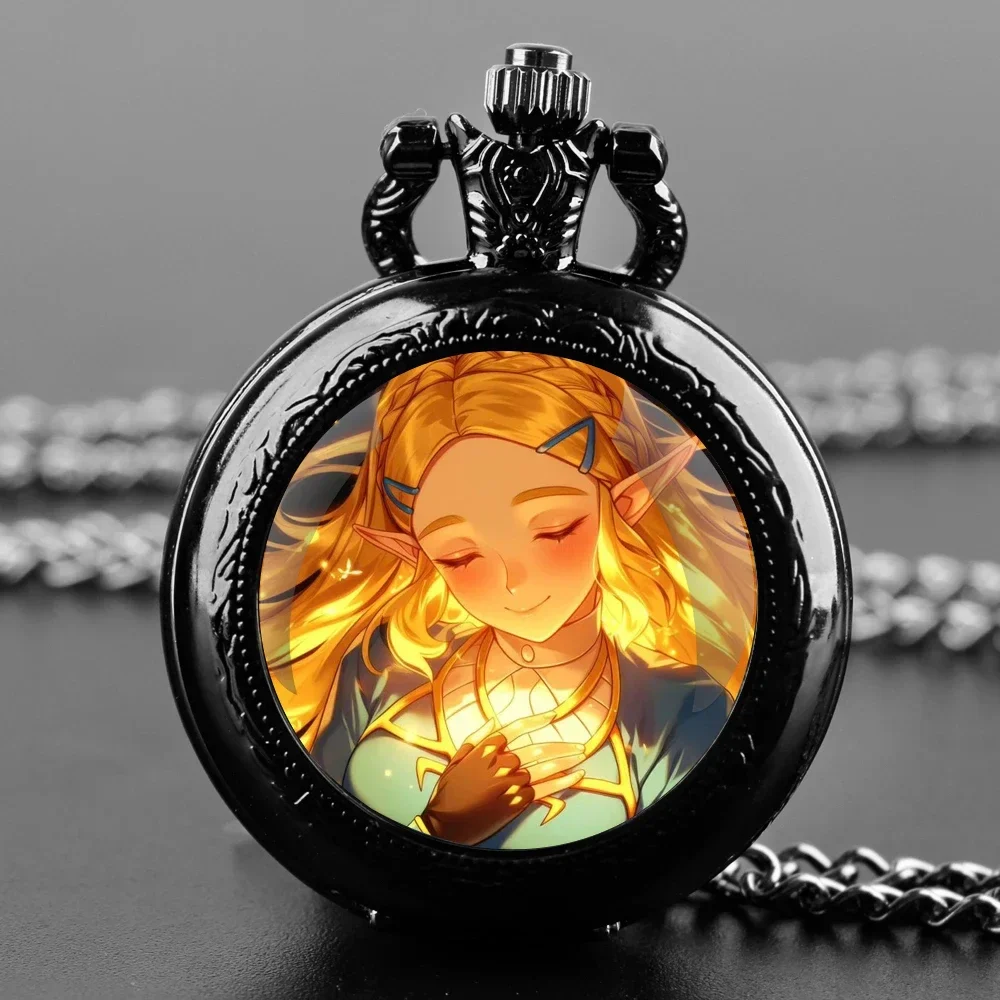 

Винтажные карманные часы-кулон из кварцевого стекла с арабскими цифрами, в форме игрового купола, для мужчин и женщин, креативный подарок для детей