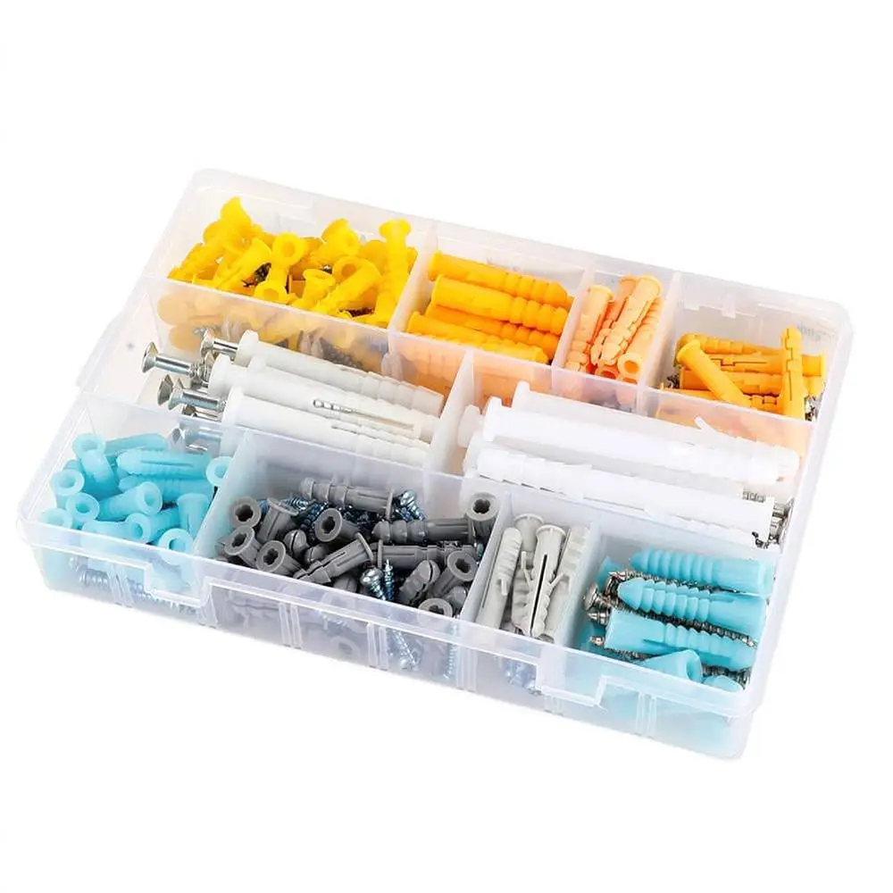 For For Yangshun Plastic Wall Plugs And Metal Screws Set Durable Zinc Plated Fasteners Household Installation Components