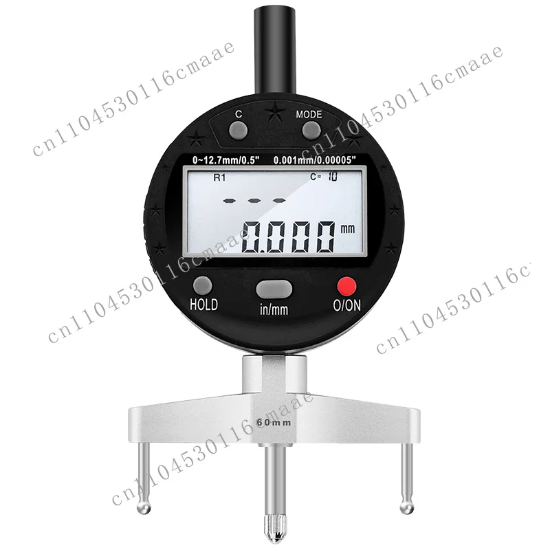 Quasi-Digital Display Radius Gauge Steel Measuring Instrument for Lai Diameter Roundness R Angle with 0.001mm Accuracy